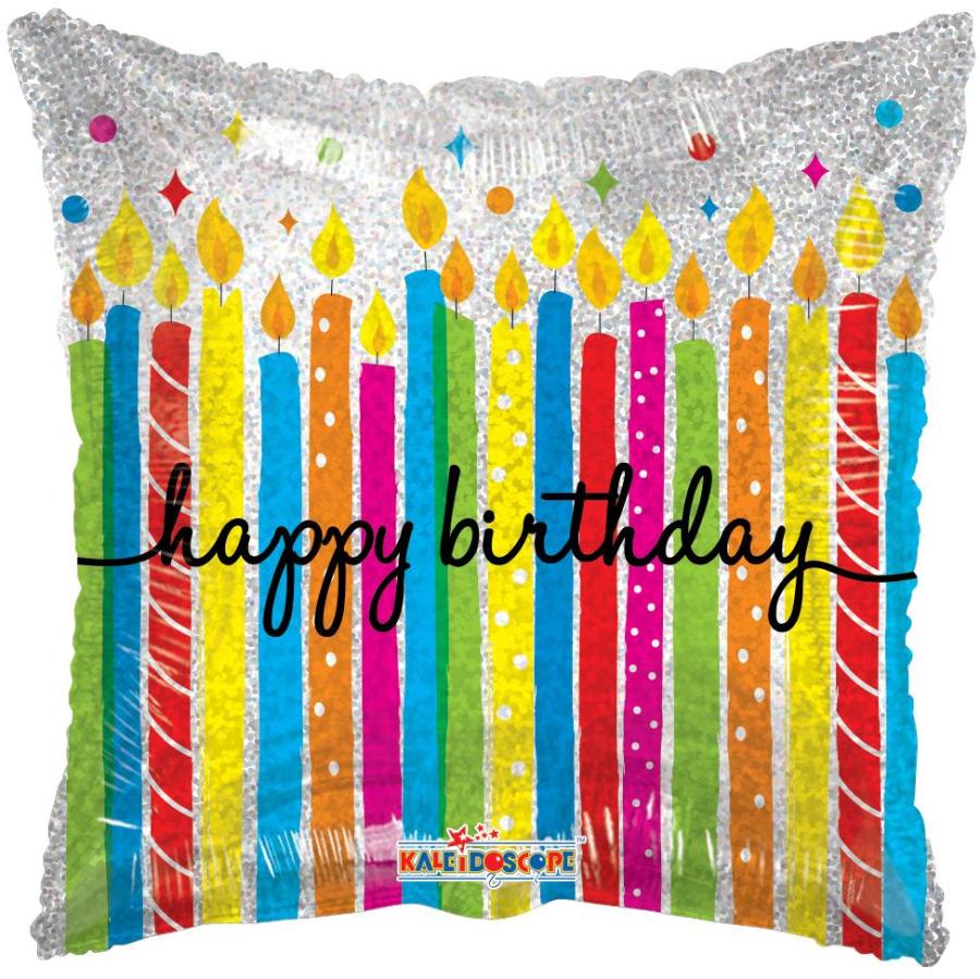 Birthday Holographic Foil Balloon – 5 pack