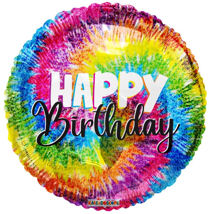 Birthday Holographic Foil Balloon – 5 pack
