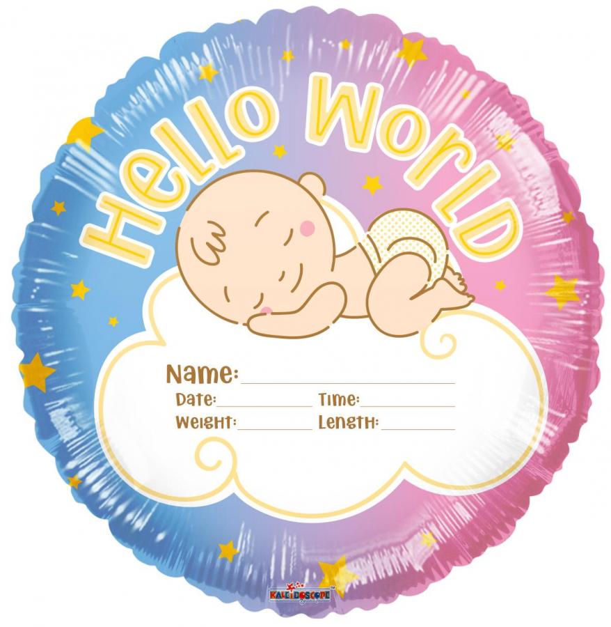 New Baby Foil Balloon – 5 pack