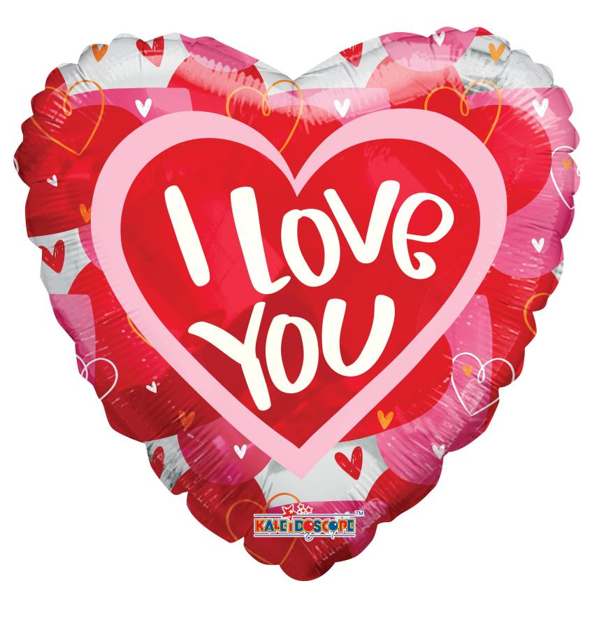 I Love You Foil Balloon – 5 pack