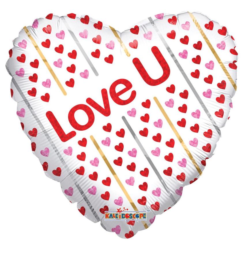 Love U Foil Balloon – 5 pack