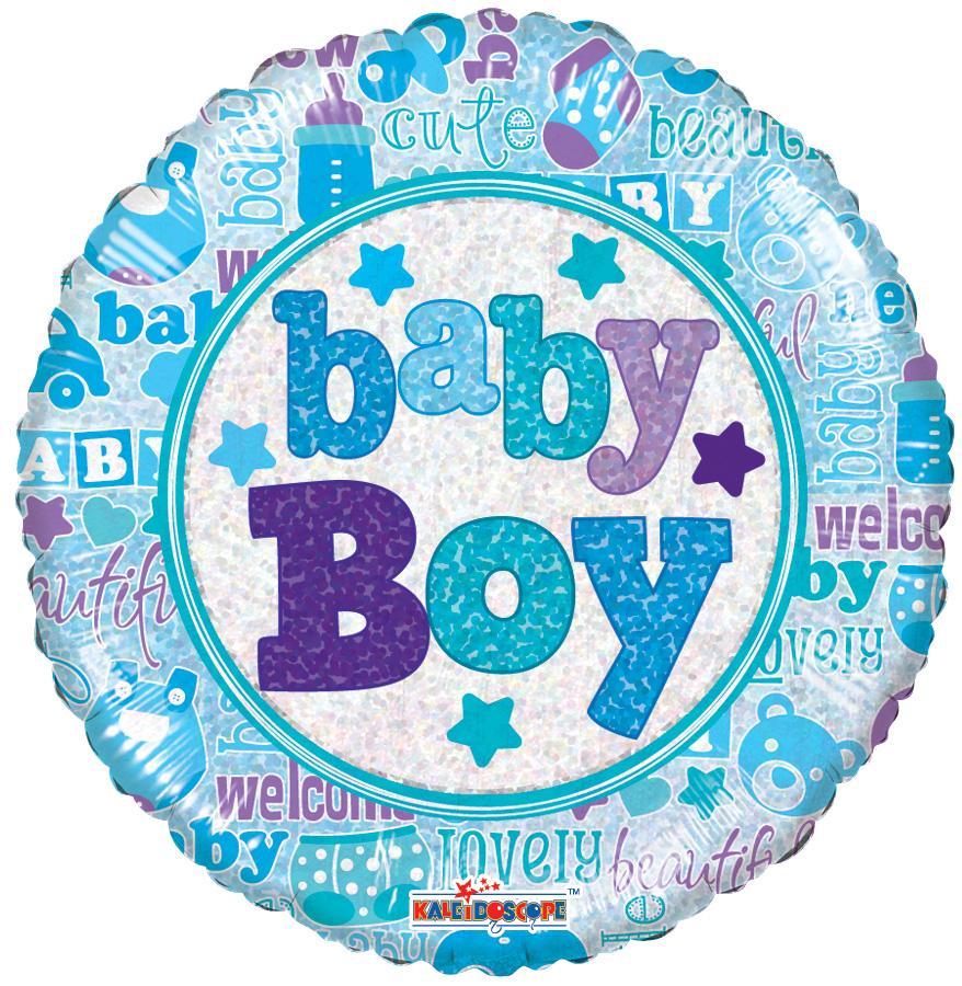 Baby Boy Foil Balloon – 5 pack