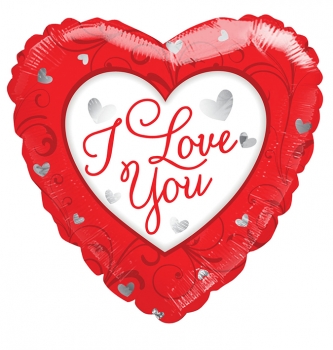 Packaged Love Mylar Balloon - 5 pack