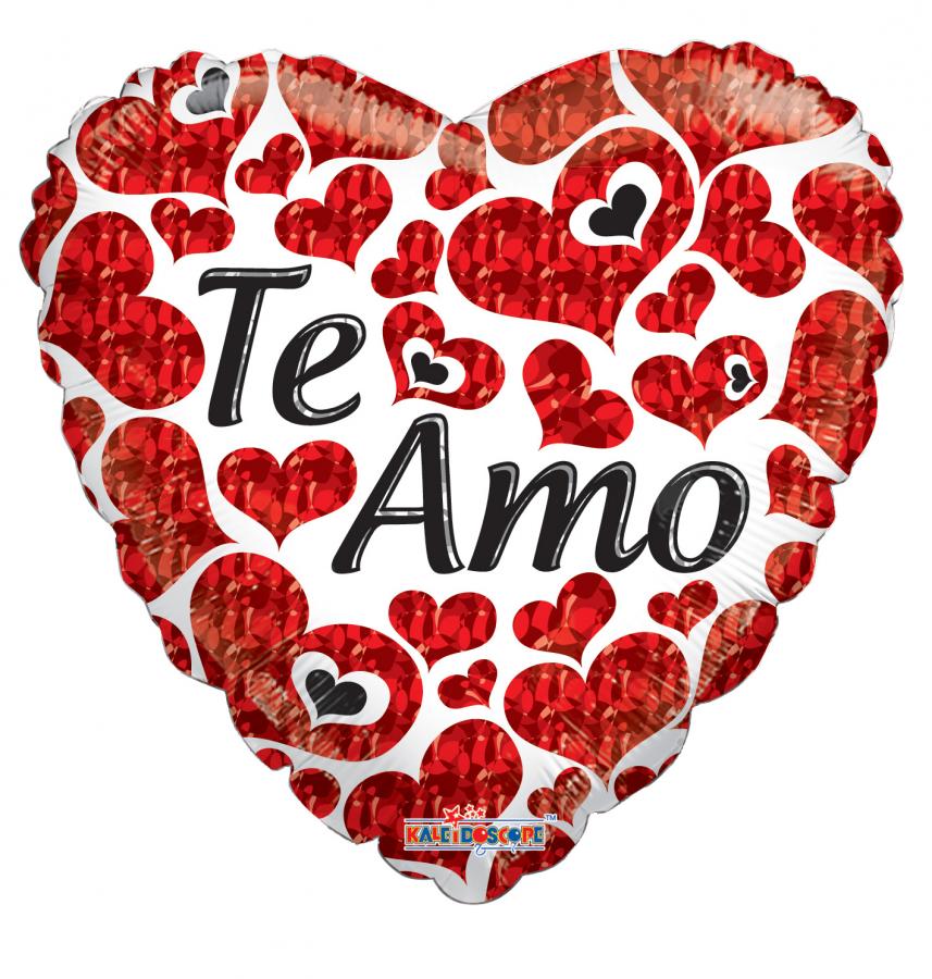 Packaged Spanish I love You Mylar Balloons - 5 pack