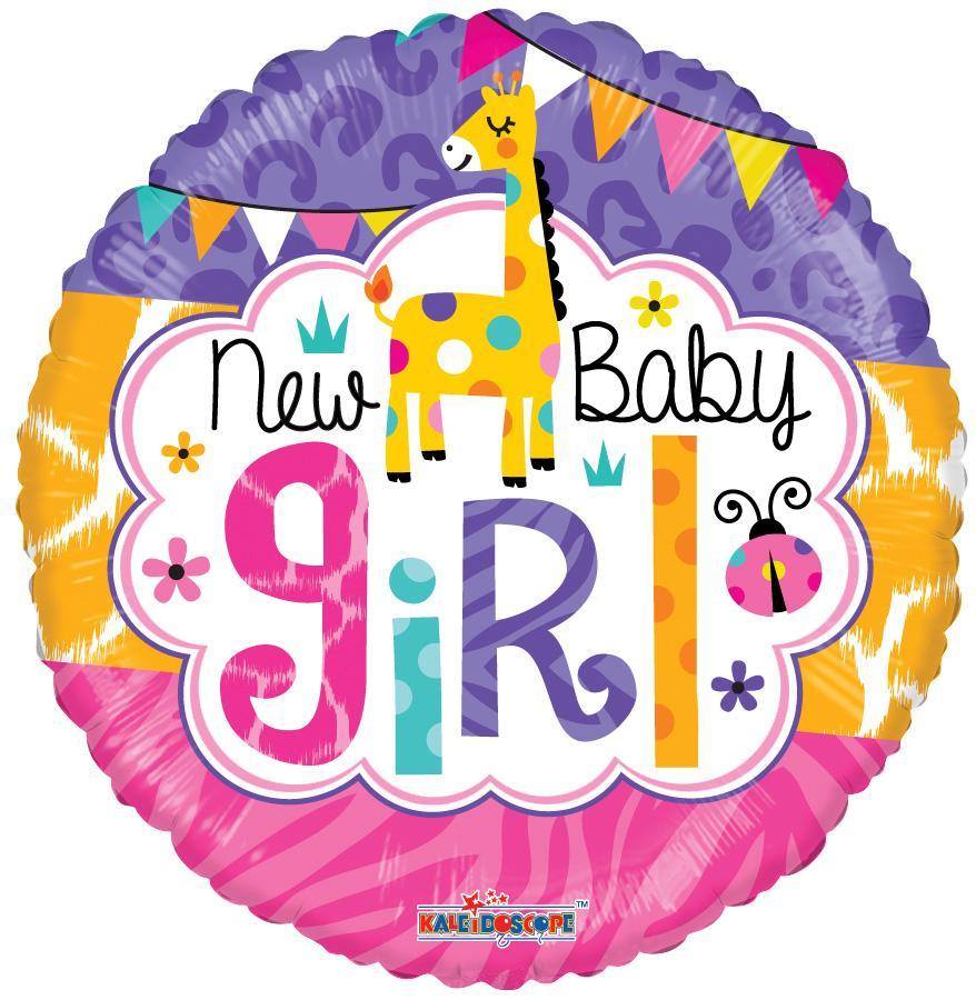 Baby Girl Gellibean balloons - 5 pack