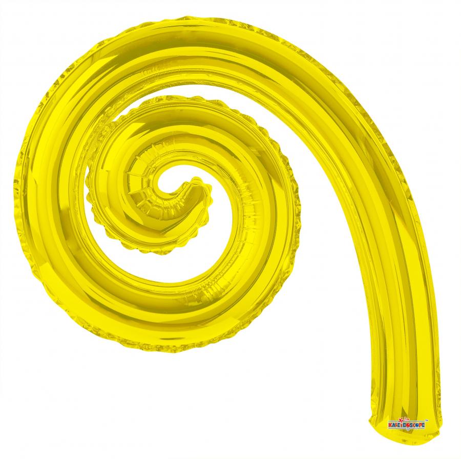Spiral Kurly Yellow Mylars
