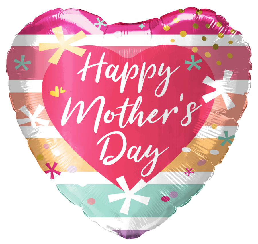 *Packaged Mother's Day Foil Balloon – 10 pack