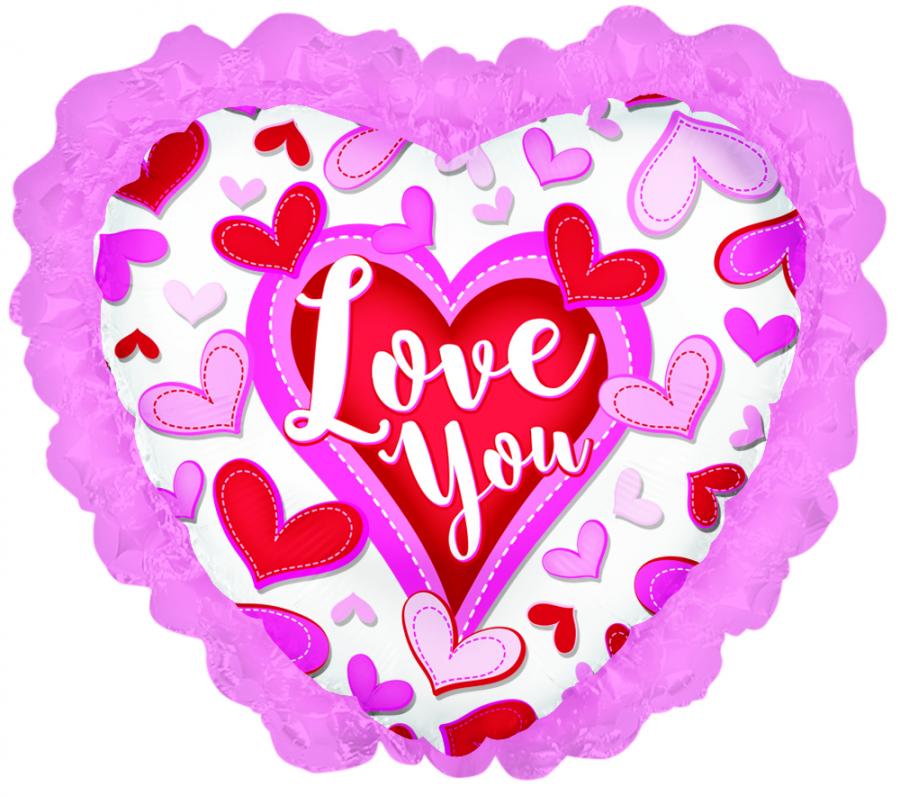 14" Love Mylar