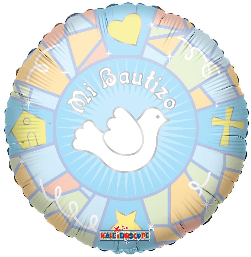 9" Spanish Baptism (Bautizo) Foil Balloon – 10 pack