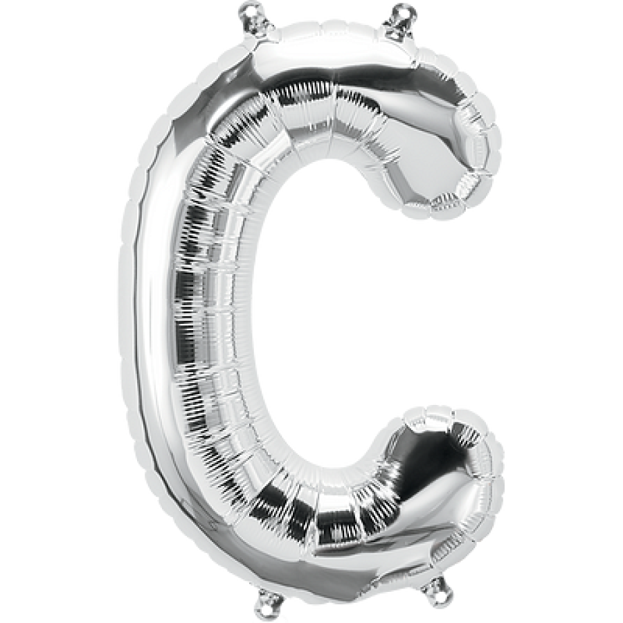 14" Silver Letter "C"