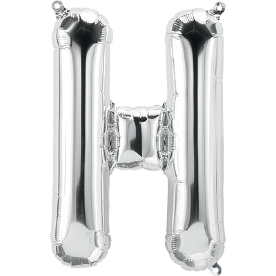 14" Silver Letter "H"