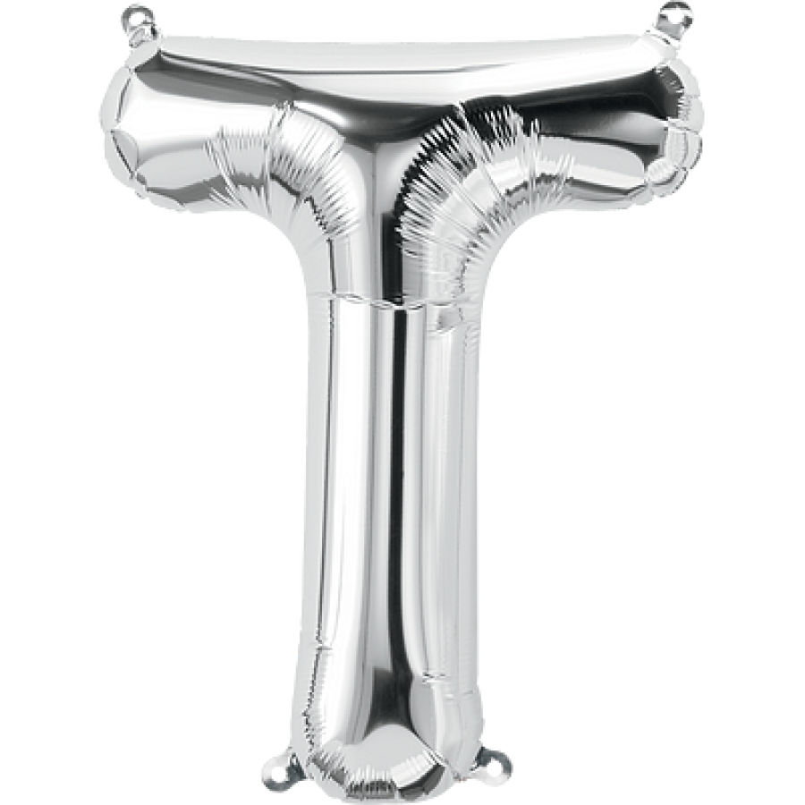 14" Silver Letter "T"