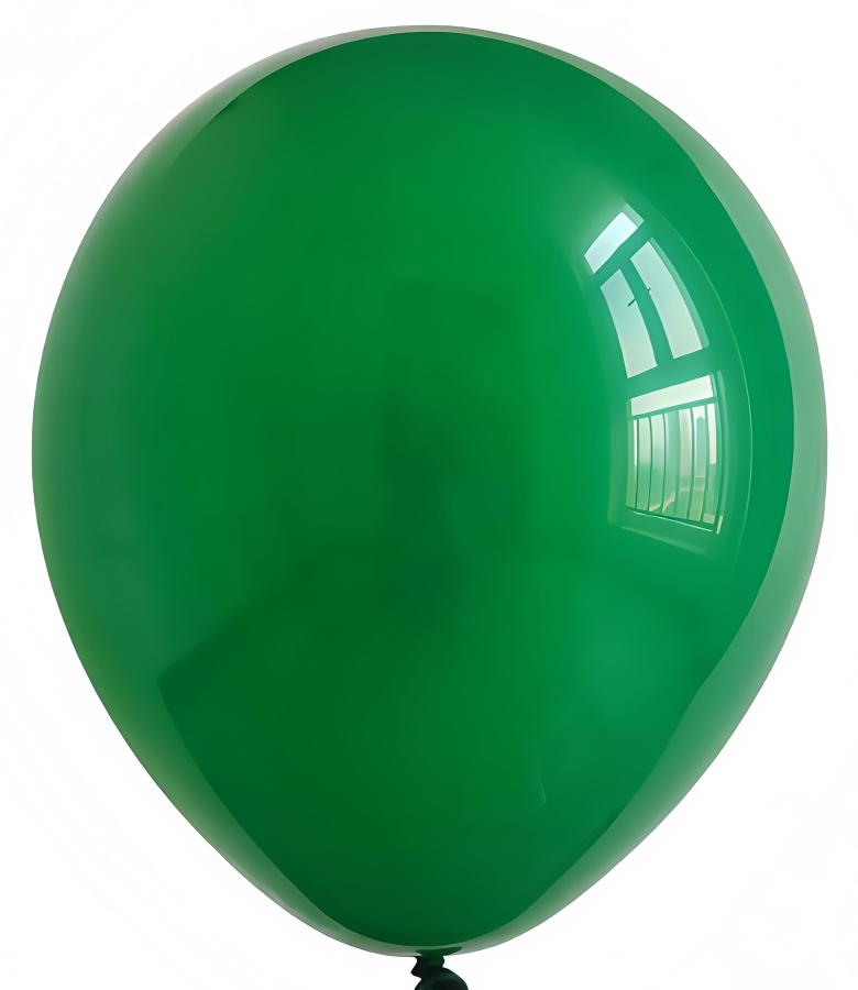 Forest Green 12" Latex Balloons – 100 ct.