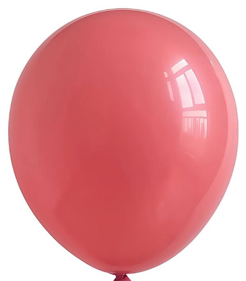 Macaron Red Latex Balloons – 100 ct.