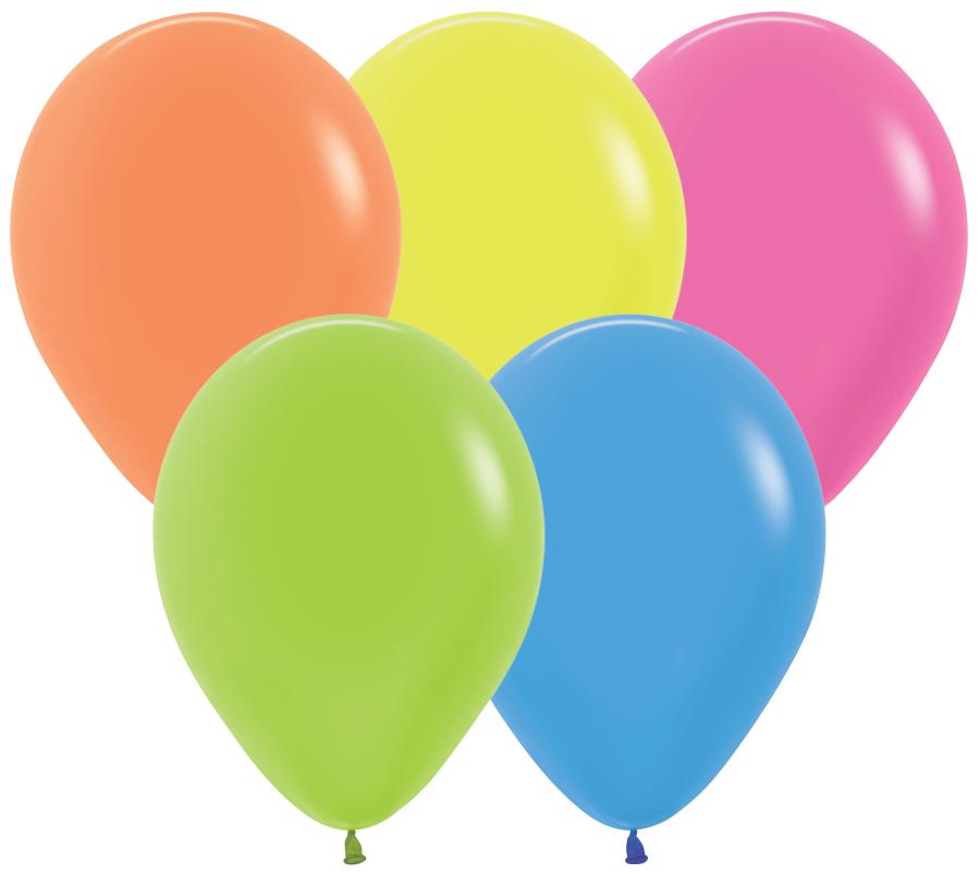 11-inch Sempertex Neon assortment - 100 ct.