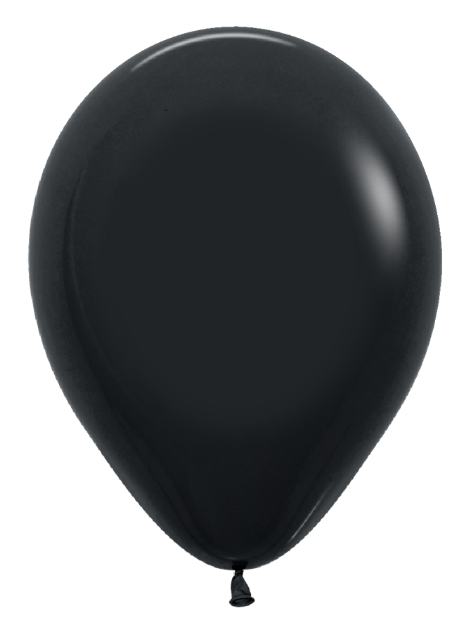 18-inch Sempertex Deluxe Black - 25 ct.