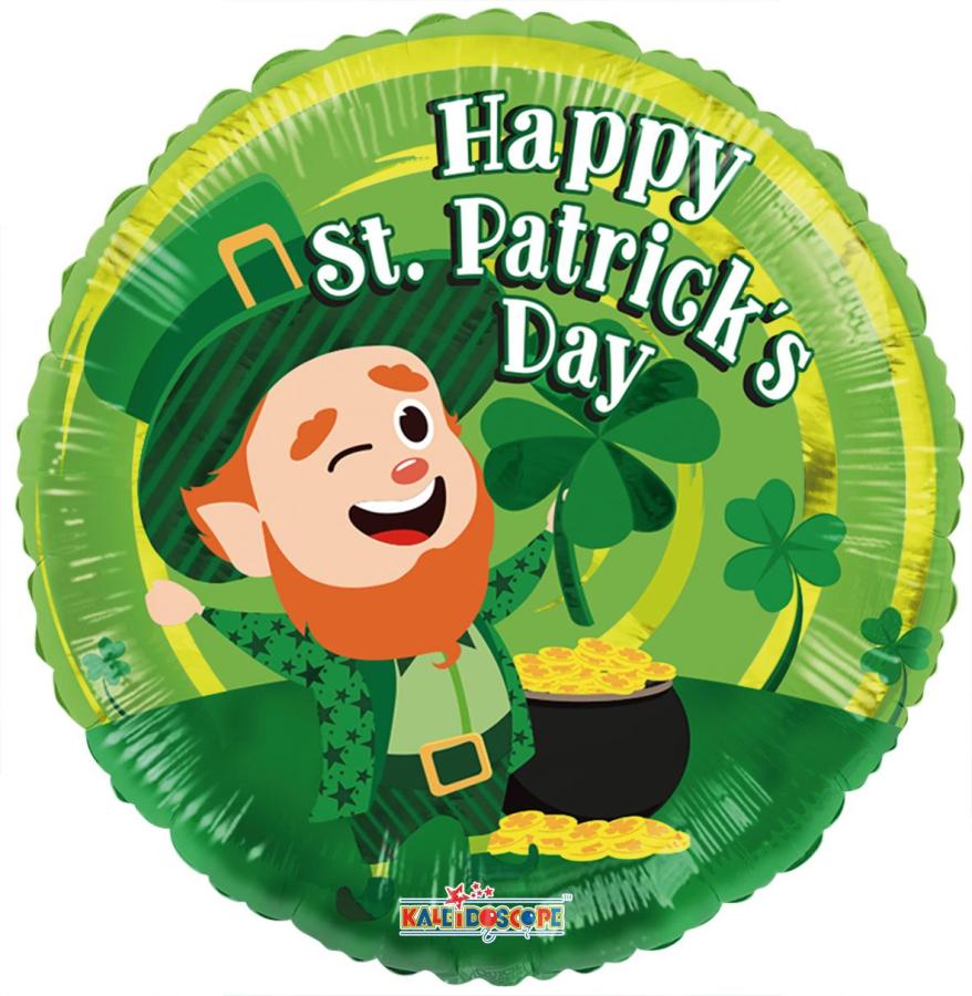 St. Patrick's Day Foil Balloon – 5 pack