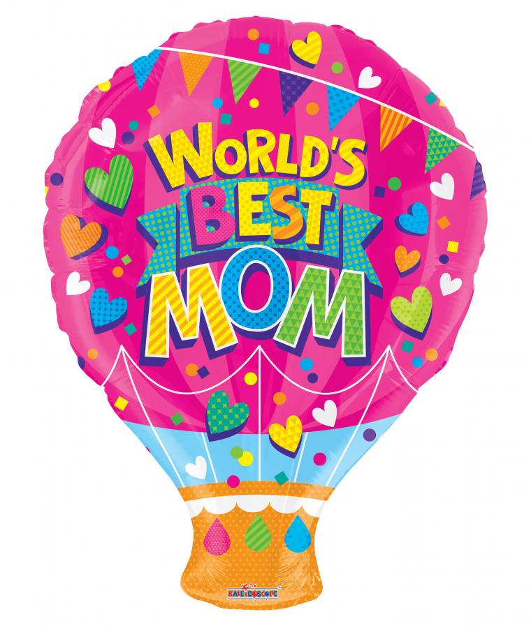 Packaged Mother's Day Mylar Balloon - 5 pack