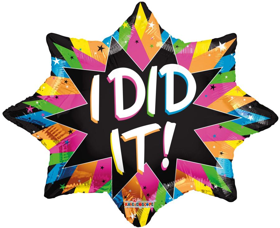 Grad - I did it balloons - 5 pack