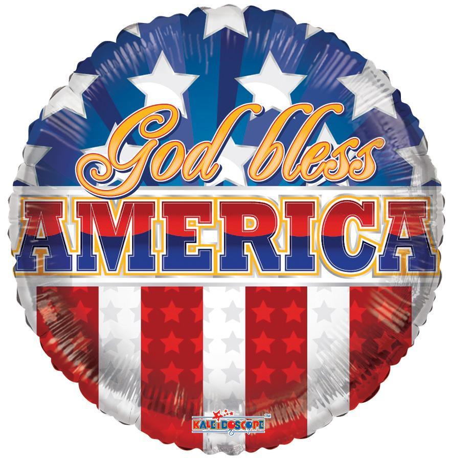 God Bless America Foil Balloon – 5 pack