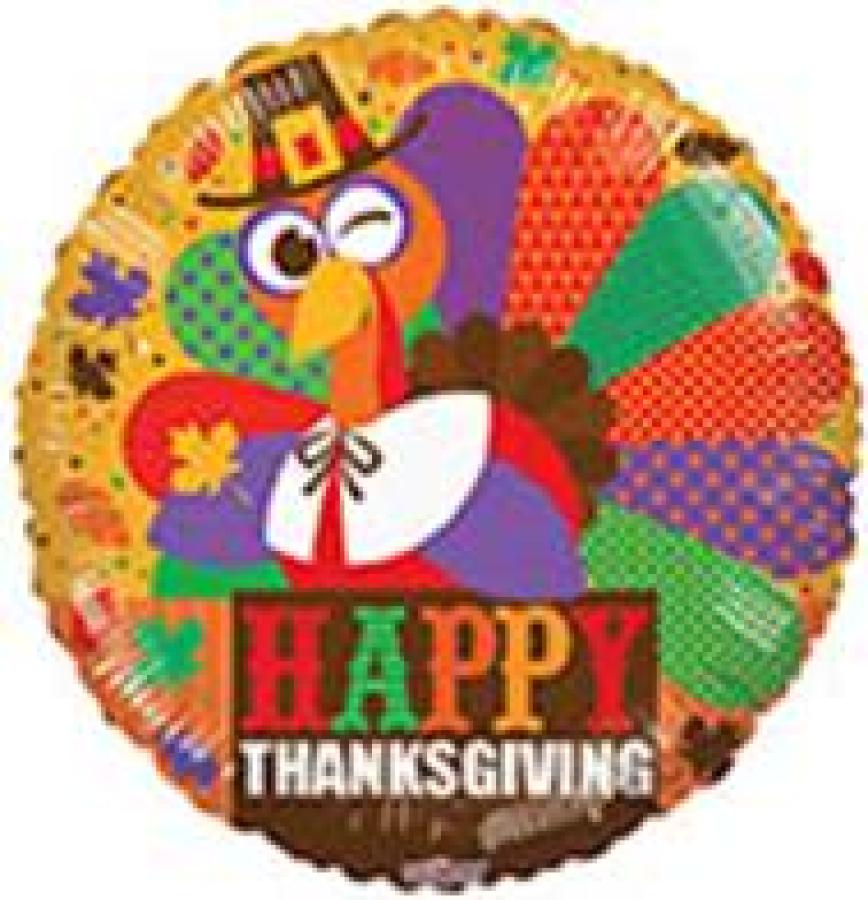 Thanksgiving Foil Balloon – 5 pack