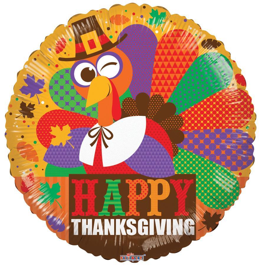 Thanksgiving Foil Balloon – 5 pack