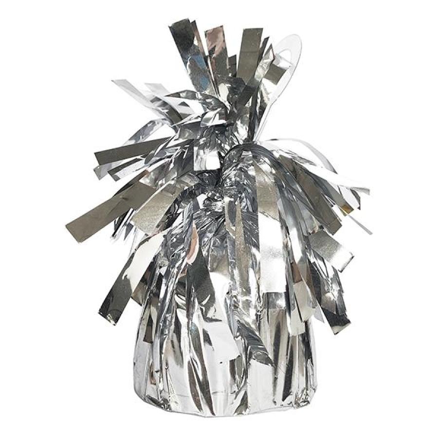 Silver  foil balloon weight (dozen)