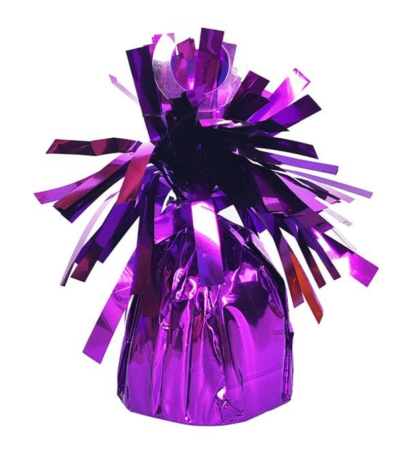 Purple Foil Balloon Weight (dozen)