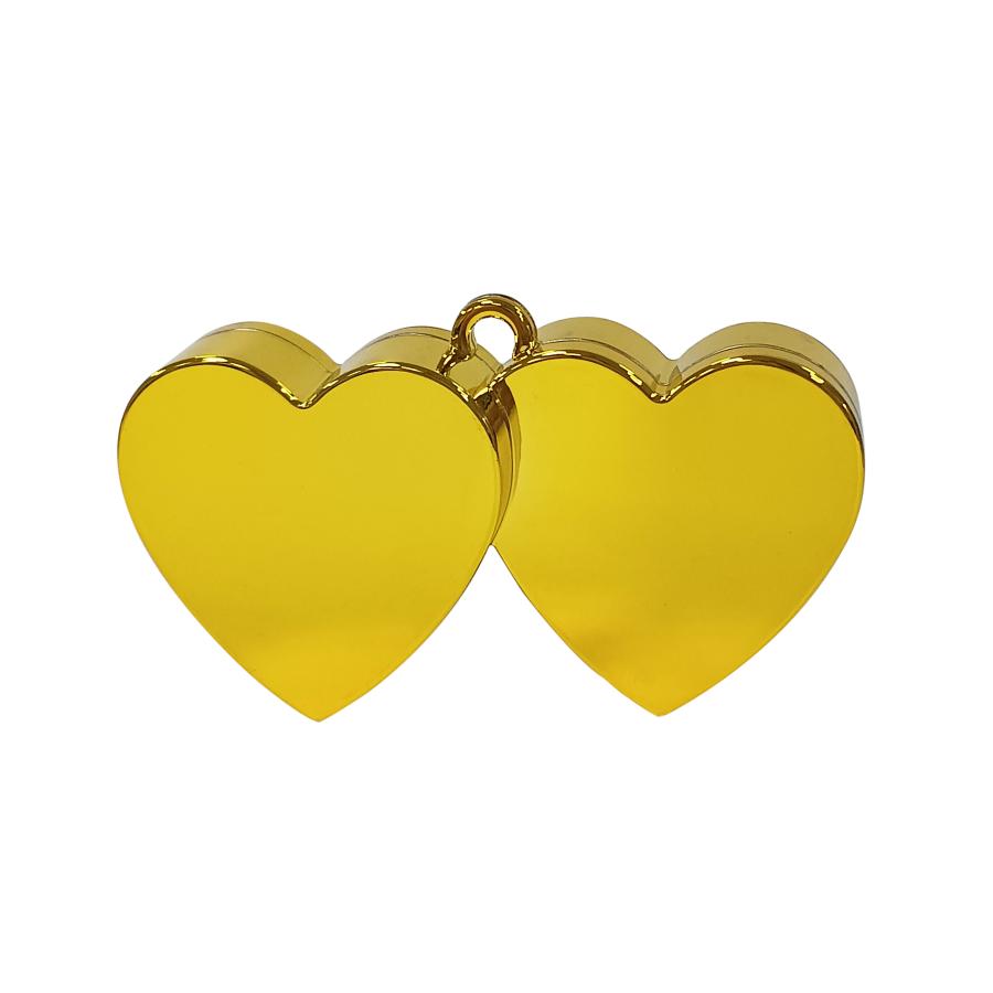 Double Heart Weight – Gold – 10 pack
