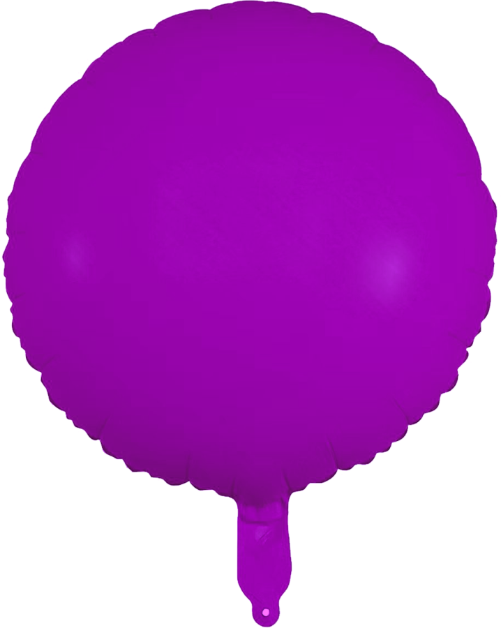 Neon Purple Round Balloon – 10 pack
