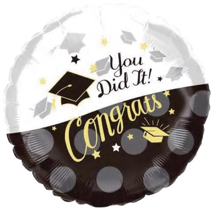 *Graduation Foil Balloon – 10 pack