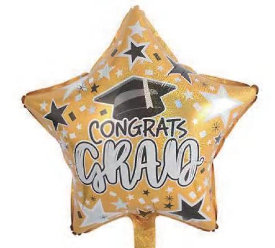 *Graduation Foil Balloon – 10 pack