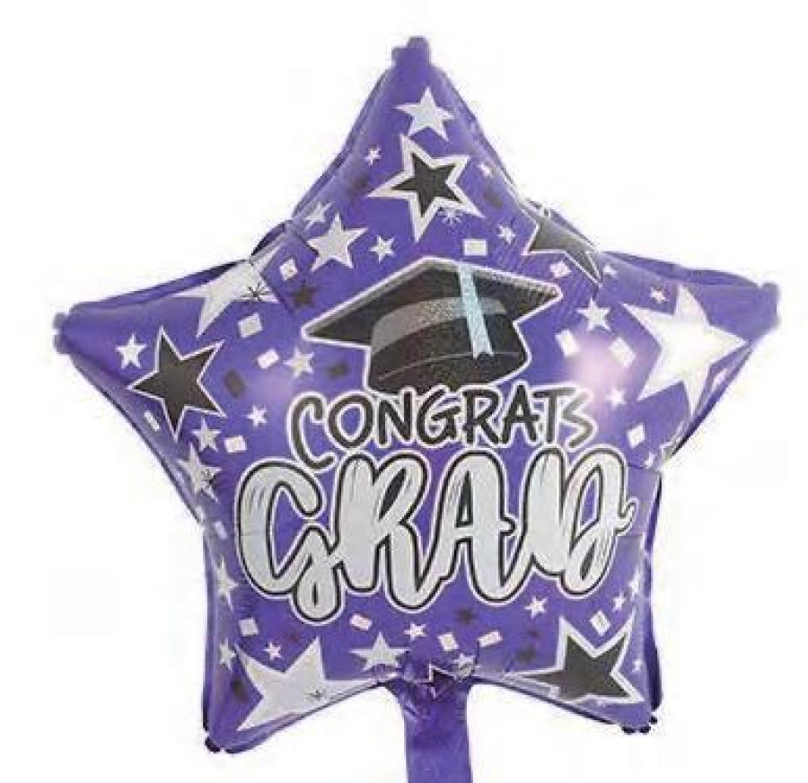 *Graduation Foil Balloon – 10 pack