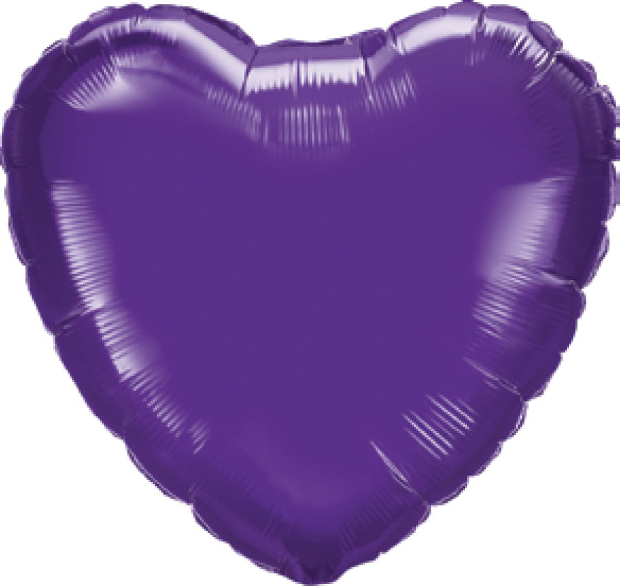 24" Purple Heart Foil Balloon – 5 pack