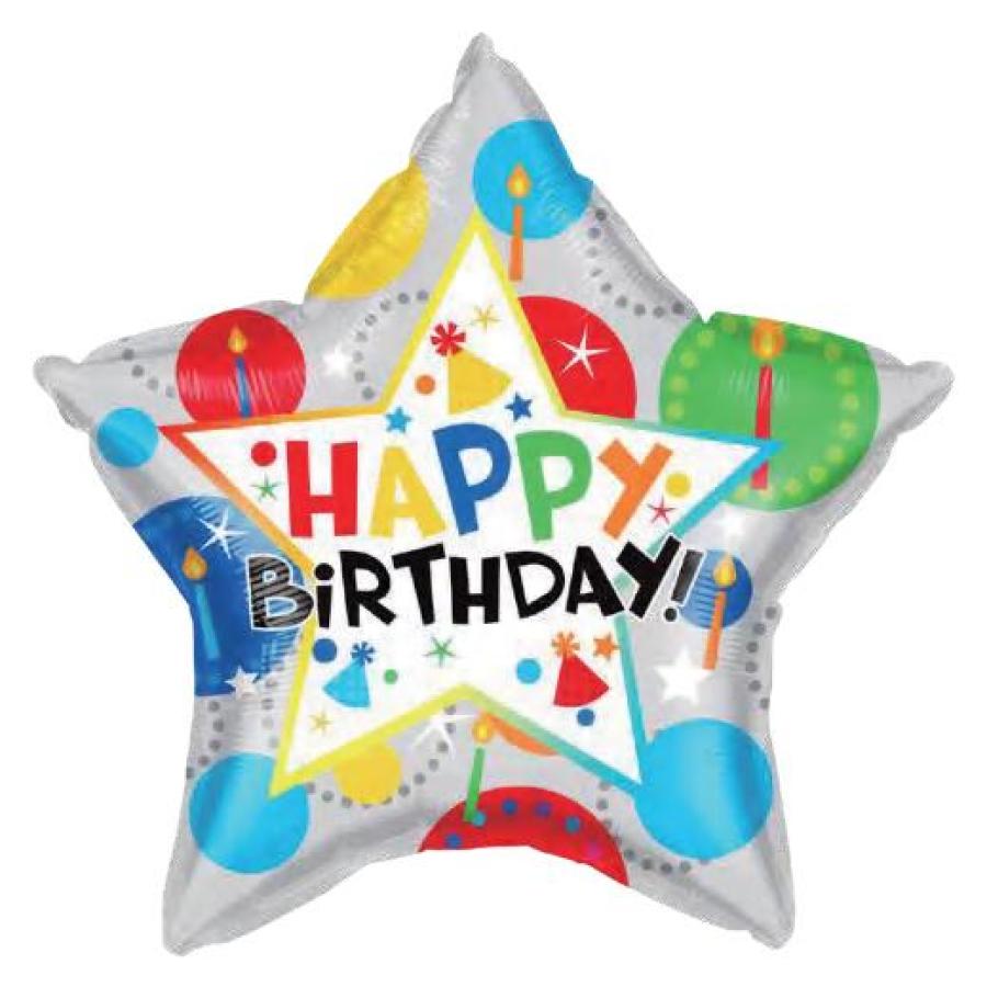 *Birthday Foil Balloon – 10 pack
