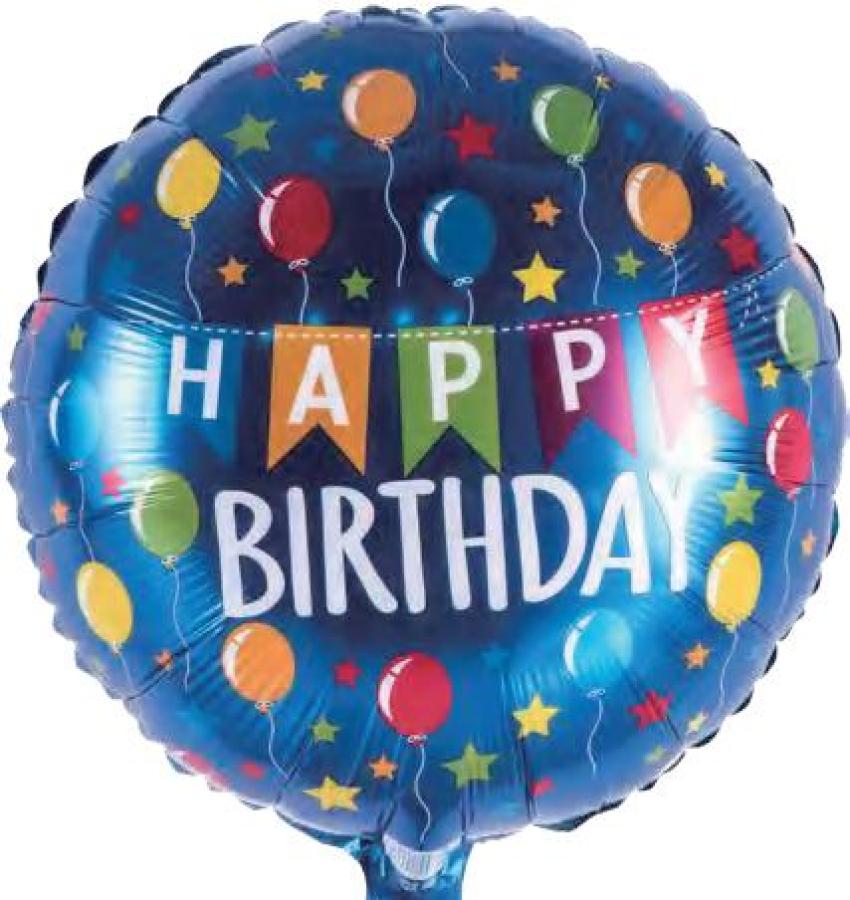 *Birthday Foil Balloon – 10 pack