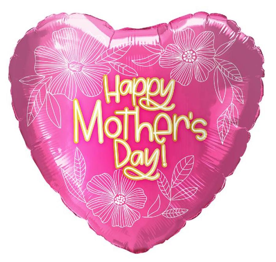 *Mother's Day Foil Balloon – 10 pack