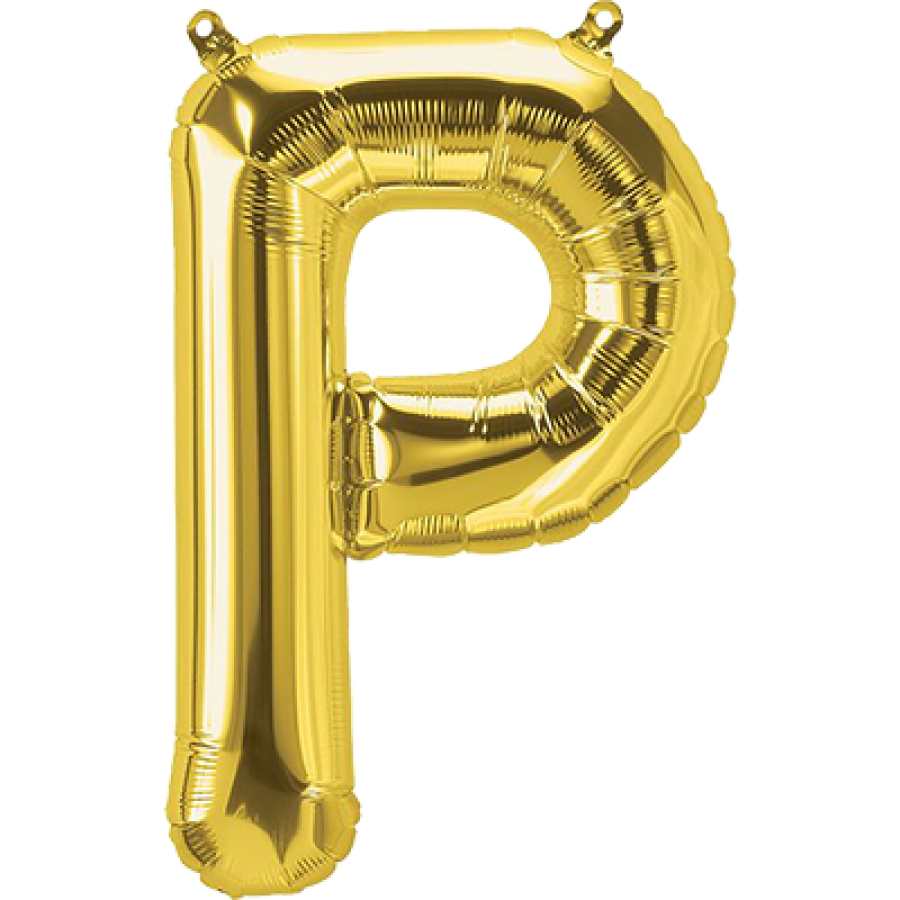 14" Gold Letter "P"