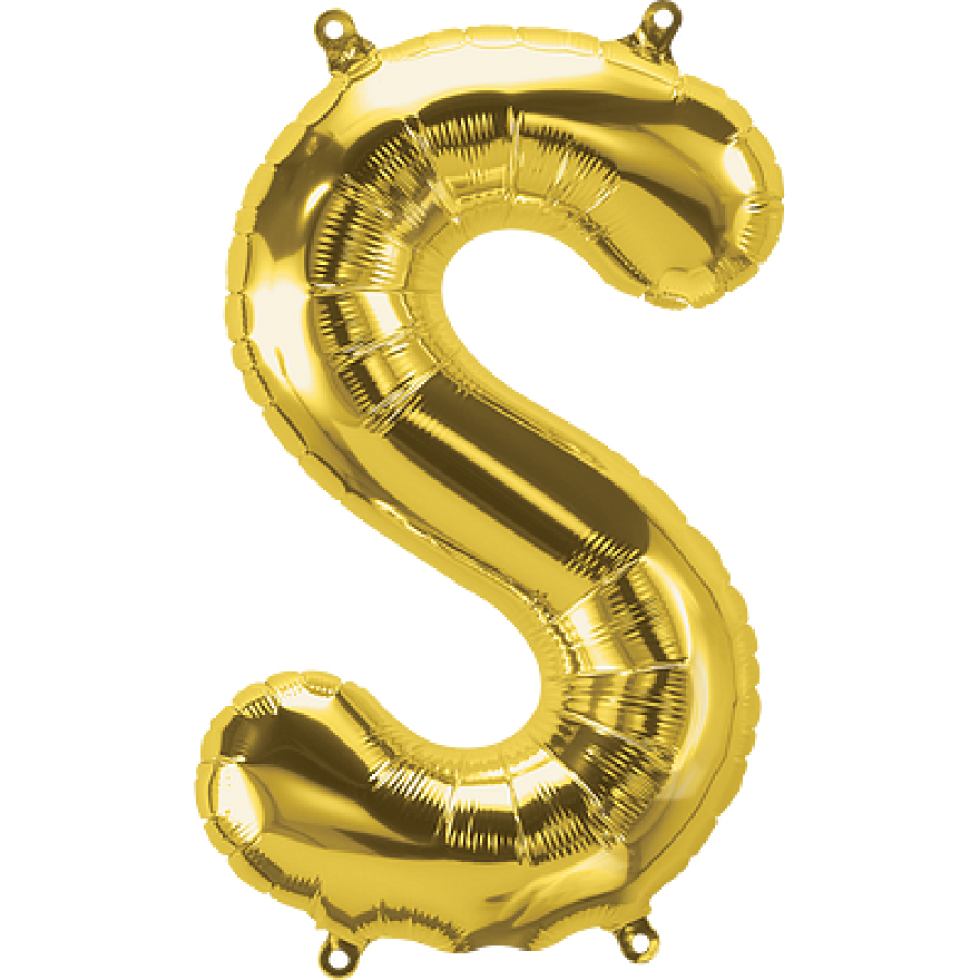 14" Gold Letter "S"