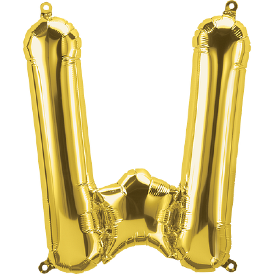 14" Gold Letter "W"