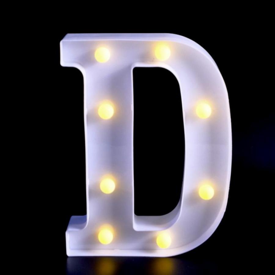 LED Letter D