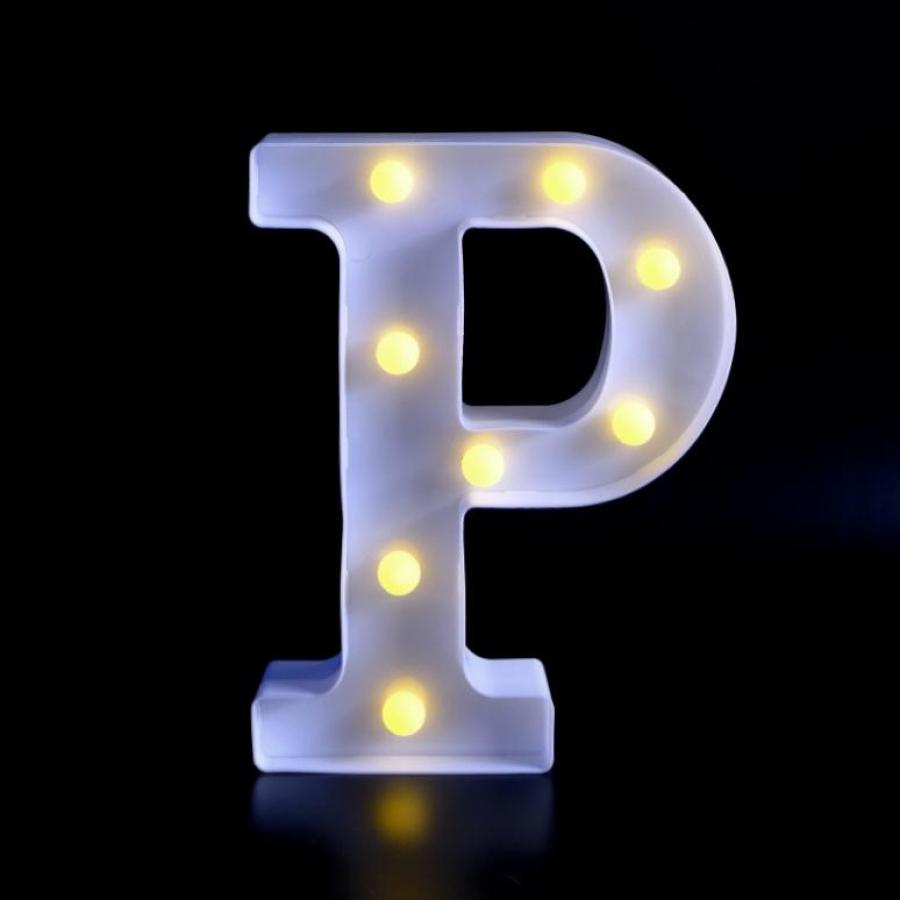 LED Letter P