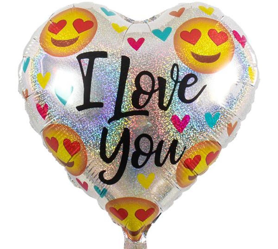 *I Love You Foil Balloon – 10 pack