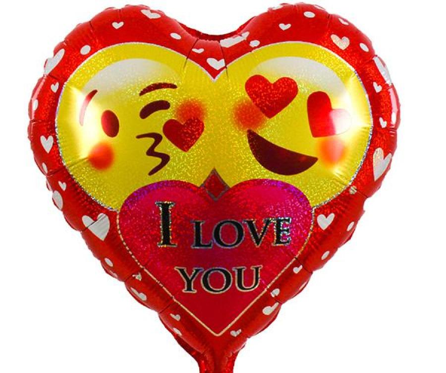 *I Love You Foil Balloon – 10 pack