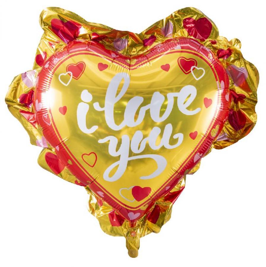 *33" I Love You Foil Balloon – 5 pack
