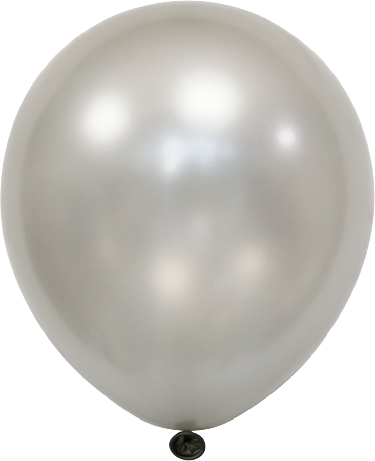 Pearl Grey 12" Latex Balloons – 100 ct.
