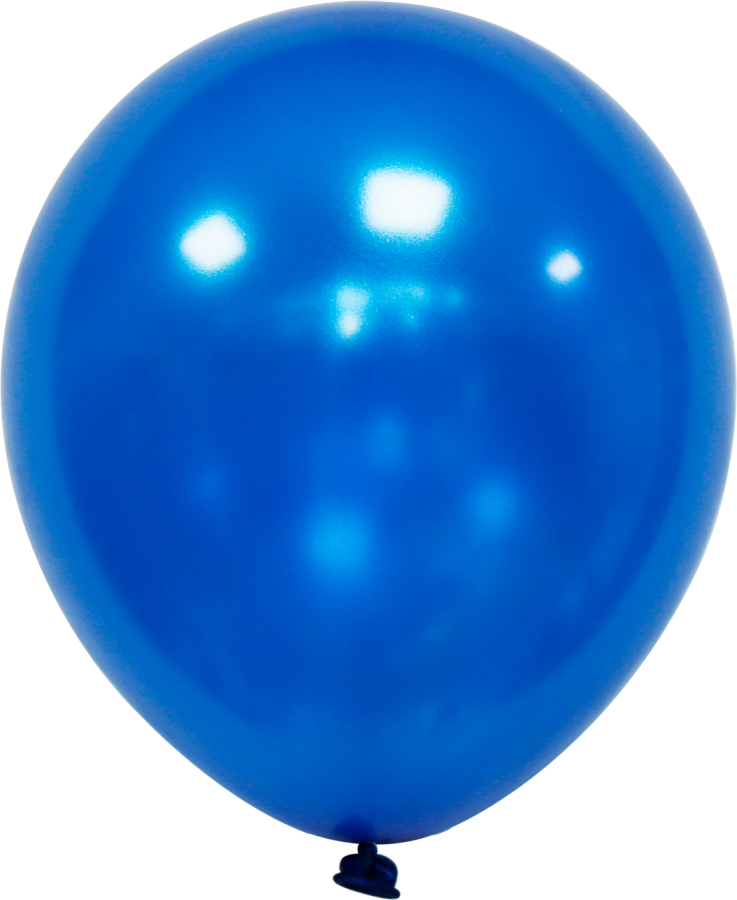Pearl Blue 12" Latex Balloons – 100 ct.
