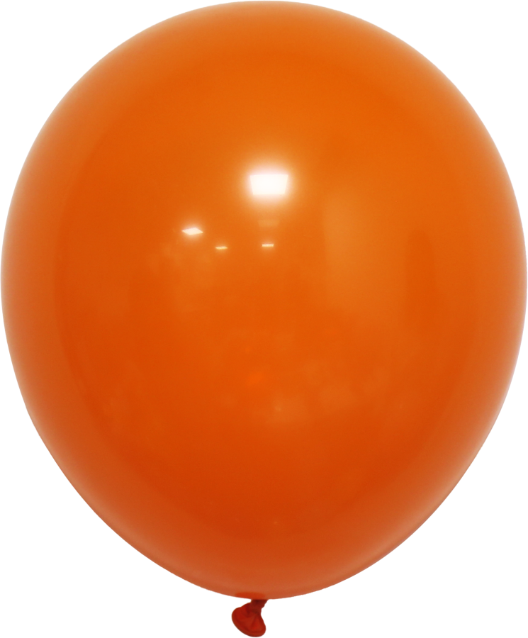 18" Orange Latex Balloons – 25 ct.