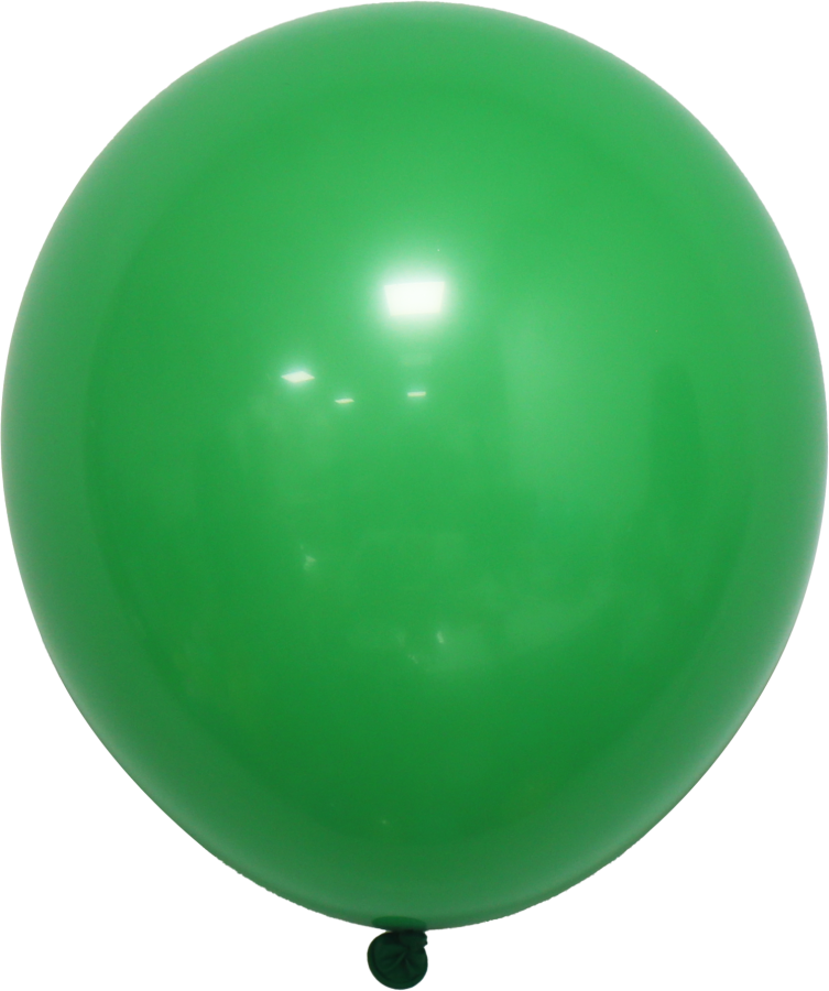 18" Green Latex Balloons – 25 ct.