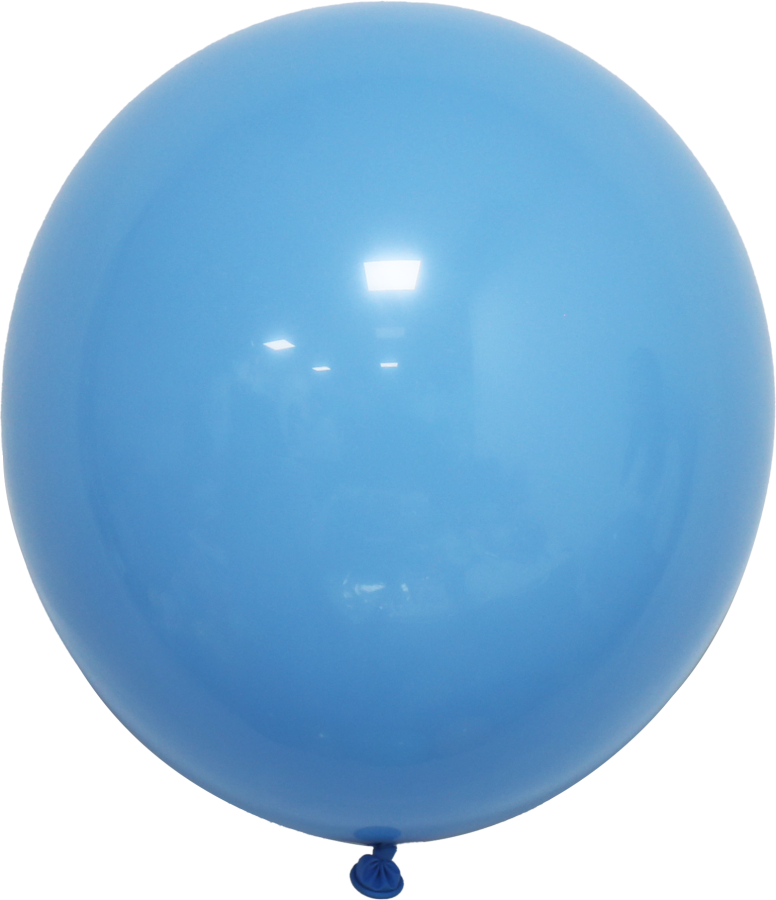 18" Light Blue Latex Balloons – 25 ct.